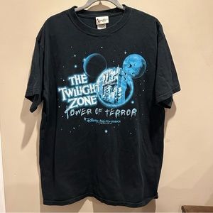 Vintage Disney World MGM Studios The Twilight Zone Tower of Terror Shirt Large